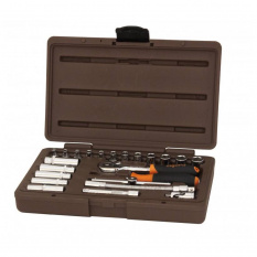 Набор головок торцевых OMBRA 911423 1/4"DR, 4-13 мм, 23 предмета